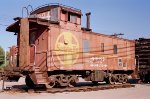 Santa Fe caboose #999224, on display west of depot,  